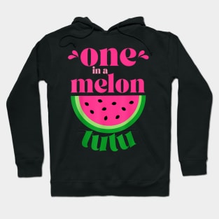 One In A Melon Tutu Watermelon  Family Matching Hoodie